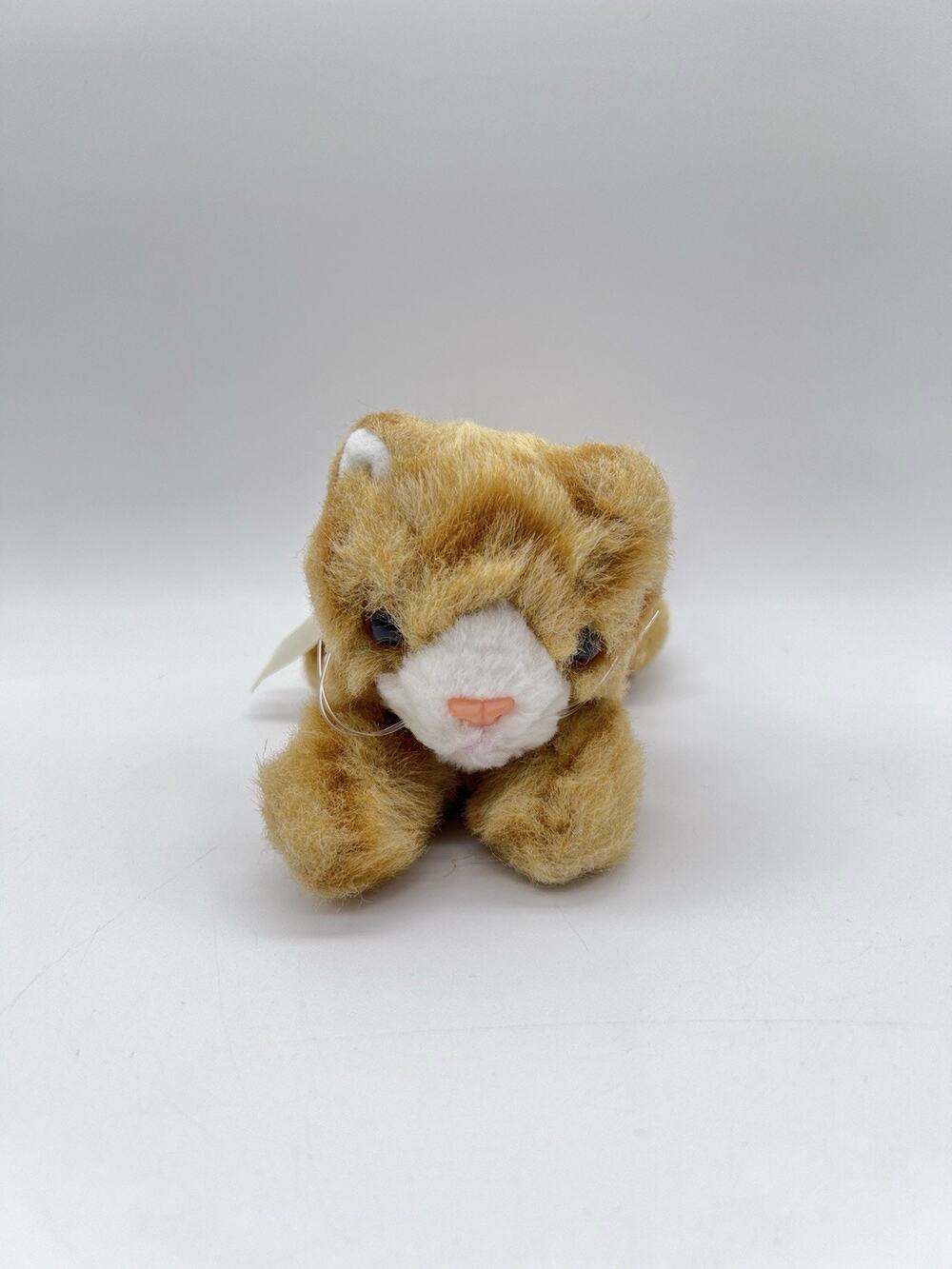 Anna Club Orange Cat Plush Tabby Stuffed Animal 1990 Vintage 7” No Tag